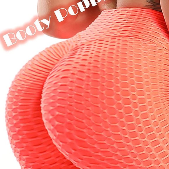 High Waisted Bubble Textured Yoga Pants - Picture 2 of 7